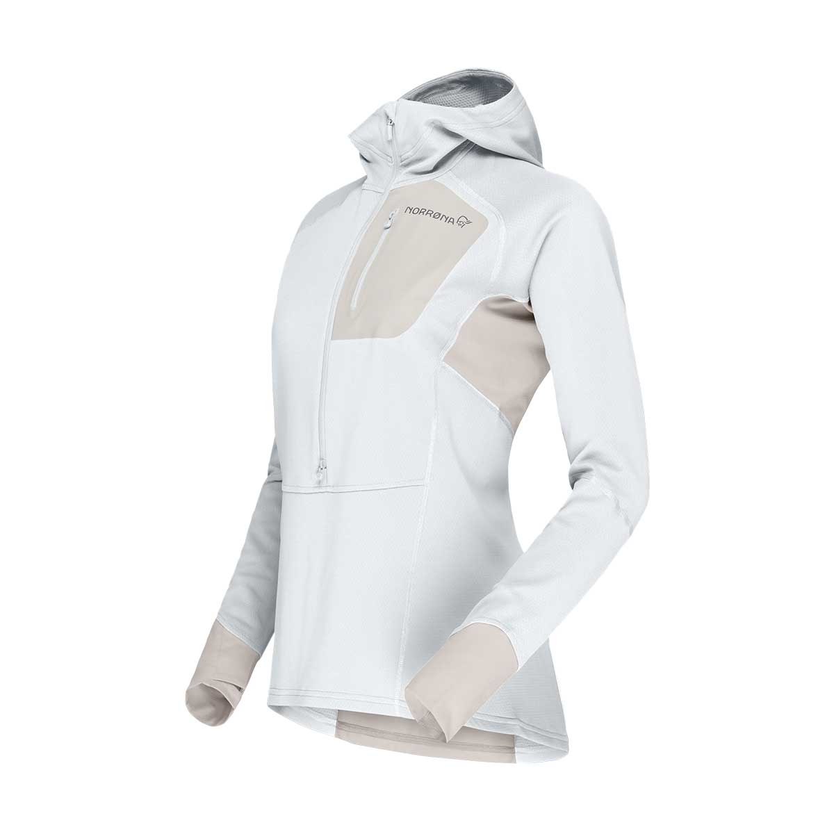 Norrona Senja Warm1 Hood Women's in Snow White